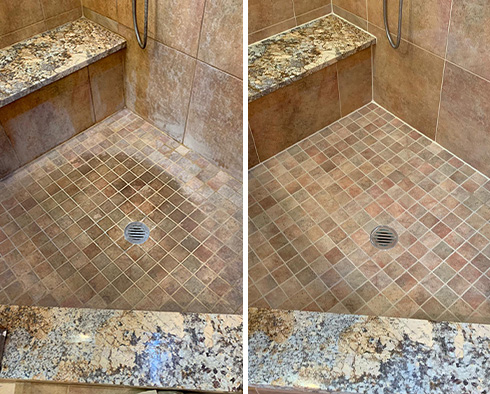 Shower Restored by Our Tile and Grout Cleaners in Scottsdale, AZ