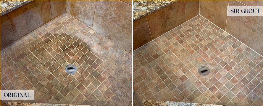 Shower Expertly Restored by Our Tile and Grout Cleaners in Scottsdale, AZ