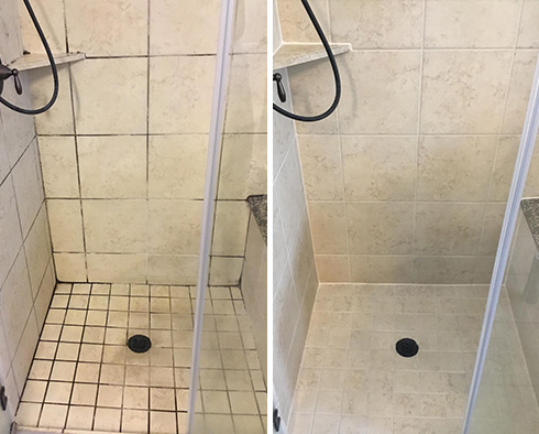 Shower Restored by Our Tile and Grout Cleaners in NCave Creek, AZ